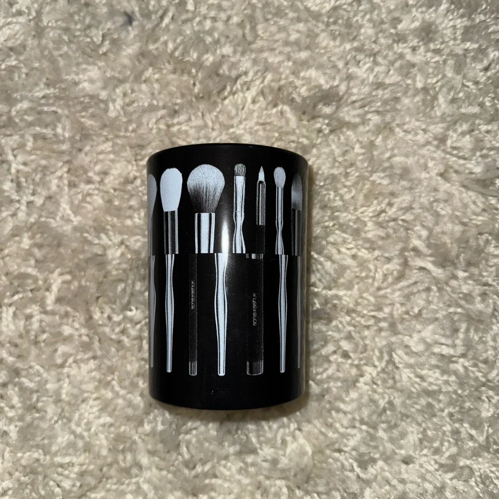 Black Makeup Brush Holder